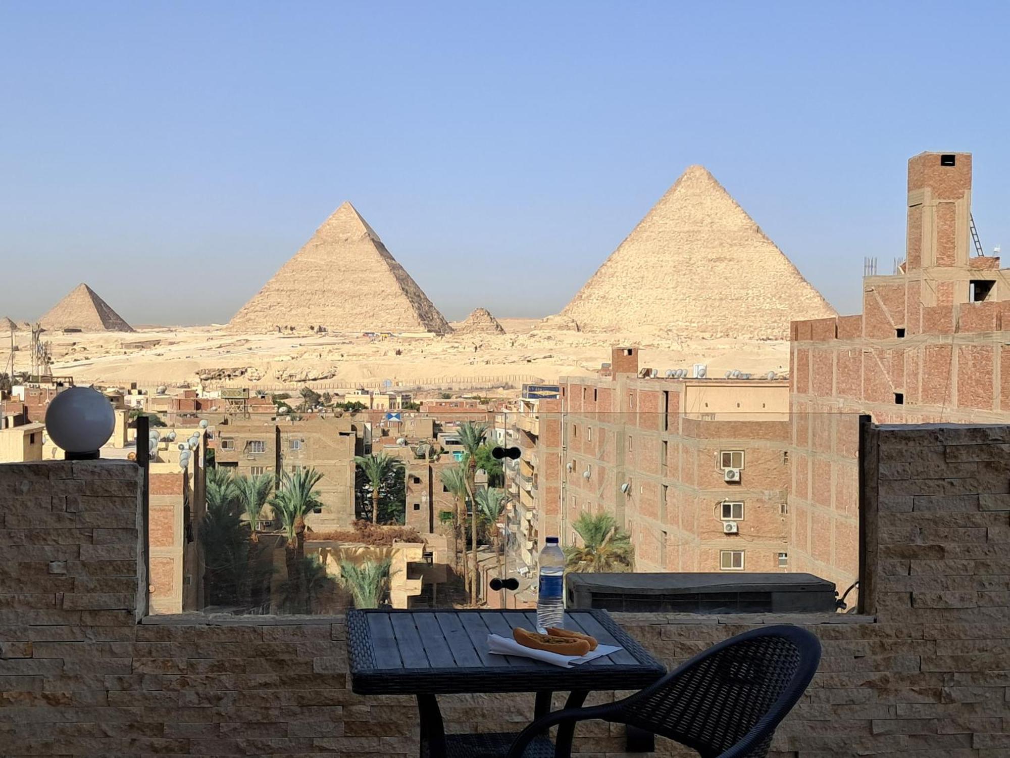 Piramide De Giza View Inn Kafrat al Jabal Luaran gambar